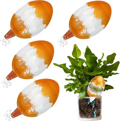 Planten Waterdispenser - Irrigatiebol Eierschaal - Automatisch Water Geven - Gelijkmatige Waterafgifte - 17.5x10x7.9cm - Eierschaal