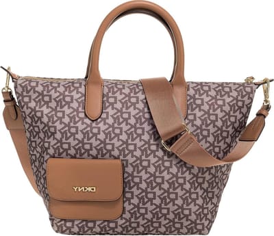Schoudertas - Crossbody tas - Dagelijks gebruik - Logo design - 22 cm - Beige