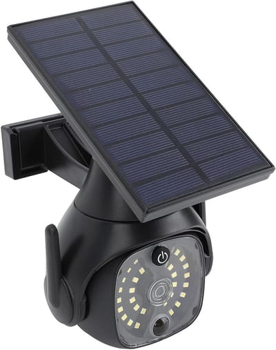 Nep Camera - Zonneverlichting - Buiten Beveiligen - Bewegingssensor - 300 Lumen - Zwart