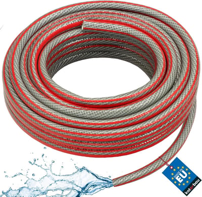 Professionele Tuinslang 3/4 inch, 20 Meter, Grijs, 6-Laags