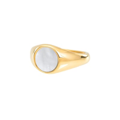 Fame-Luna Round-Goudkleurig-Dames Ring