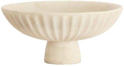 Light & Living Schaal Shila - Crème - Ø38x18cm - Kunststof - Modern - Woonkamer