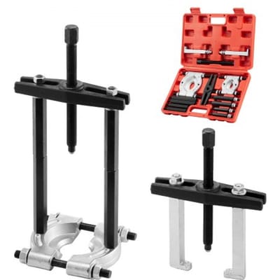 VEVOR Lagertrekkerset 14-delig 5 t lagerscheider, tandwiellagerverwijderingsset met 2/2,8 inch bekken, robuuste lagersplijterset met hulstrekkerset