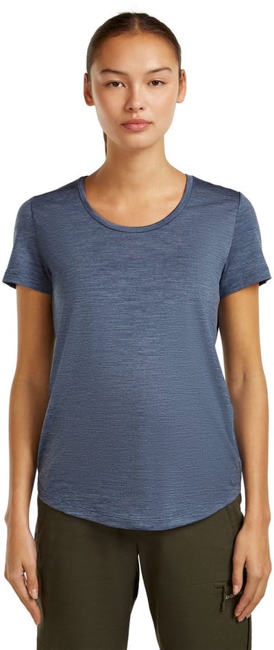 Icebreaker Sphere III Scoop Top Dames (Maat - L, Kleur - Dawn Heather)