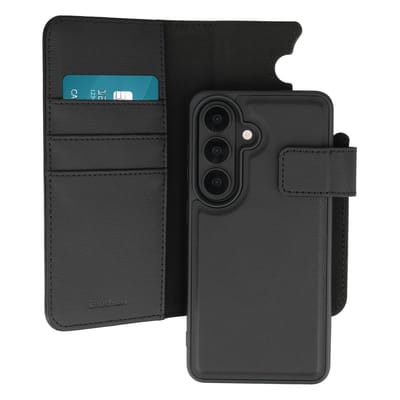 imoshion Hoesje - Geschikt voor Samsung Galaxy S26 - Uitneembare 2-in-1 Luxe Bookcase - Zwart