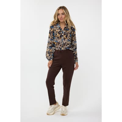 EsQualo Trousers Chino City Chocolate Größe: 36 | Stoffhosen Outlet | Damen | Braun