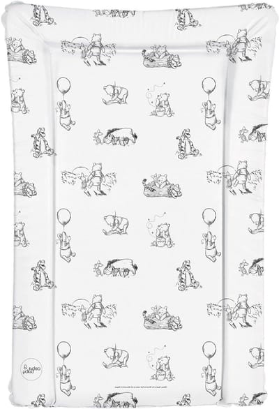 Aankleedmat Baby - Baby Verzorging - Baby Verschoon - Verhoogde Randen - 70 x 50 cm - Zwart Wit