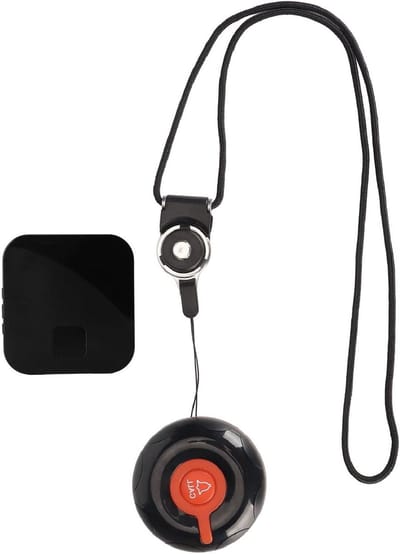 Draadloos Zorgoproepsysteem - Noodknop Pager - Hulp Oproepen - Verstelbaar Volume - IPX7 Waterdicht