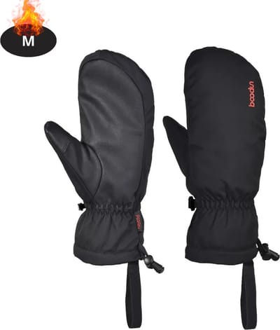 Bovista Skihandschoenen - Handschoenen Winter - Handschoenen - Wanten - Antislip - Waterdicht - Zwart - M