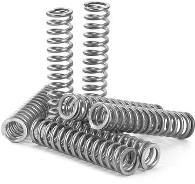 Drukveren 45 mm 1,5 mm draaddiameter 10 mm buitendiameter 8,1 kg veerkracht 10 stuks