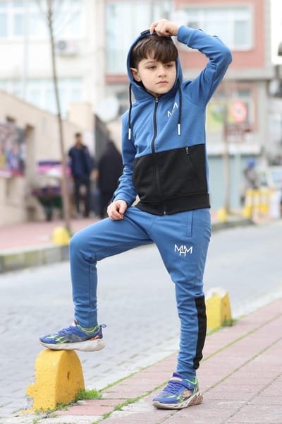 Kindertrainingspak – 2-delig (hoodie + broek) Comfortabel & Modieus| a8