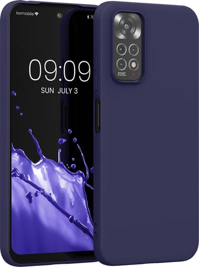 kwmobile telefoonhoesje geschikt voor Xiaomi Redmi Note 11 / Note 11S - Hoesje voor smartphone - Back cover in deep ocean