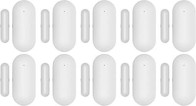 Draadloze Deurdetector - Raamsensor Alarm - Huis Beveiligen - Magnetische Sensor - 10 Stuks - Wit
