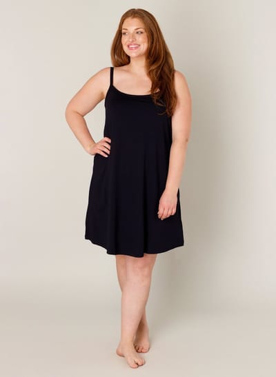 BASE LEVEL CURVY Alissa Tuniek - Dark Blue - maat X-0(44)