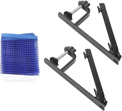 Tafeltennisnet Set - Pingpong Net - Sport Spelen - Snelle Installatie - 179 cm Lengte - Zwart