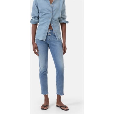 Closed Baker Mid Blue Größe: W26L32 | Skinny Pants Outlet | Damen | Blau