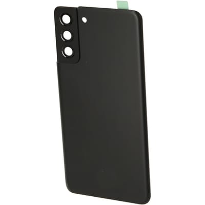 Vitre arrière de remplacement pour Samsung Galaxy S21 Plus, préinstallée noir
