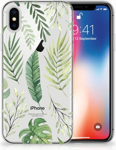 Apple iPhone X | Xs TPU Case Leaves