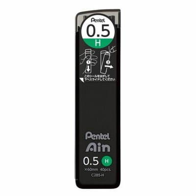 Pentel Aim Vulpotloodvulling 0.5mm Doosje met 40 Vullingen - H