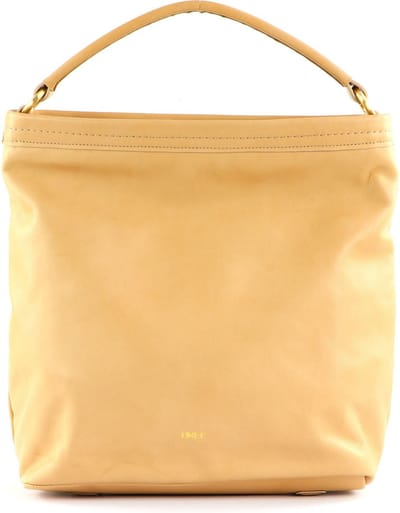BREE Leren Schoudertas Juna 2 Hobo Toasted Almond Beige