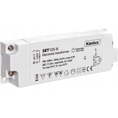 Elektronische Transformator voor Halogeenlampen 105W