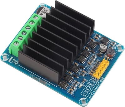 Motor Driver Board - H-brug Module - Motoren Sturen - Hoge Stroom Belastbaar - 13 x 10 x 2 cm