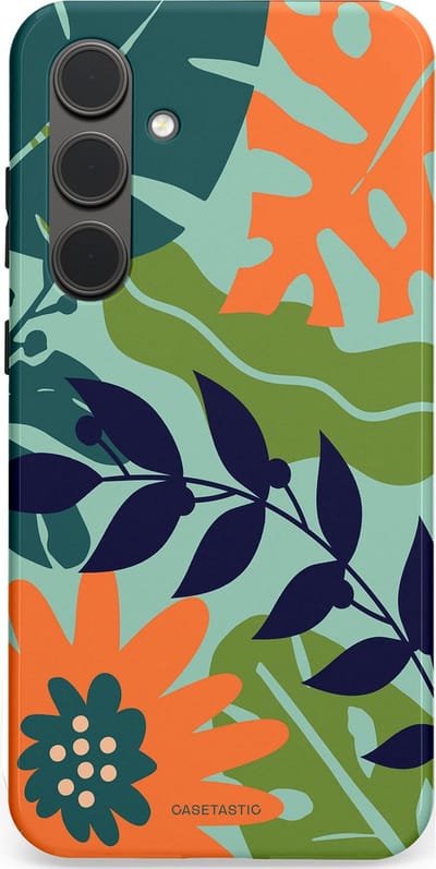 Casetastic Hoesje Geschikt voor Samsung S24 Plus - Stijlvolle Beschermende Duo-layer Case - Wildbloei