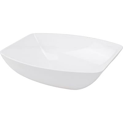 Acryl Camper Badkamergootsteen 15.58x11.72x5.61 5.02in Aanrecht Wastafelgootsteen voor Campers Jachten Boten met 50mm Afvoeruitlaat white