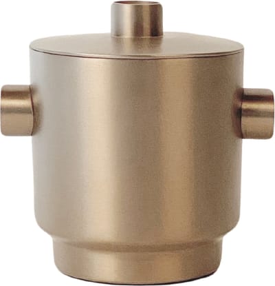 XLBoom Rondo Ijsemmer Small Soft Copper - 13 x 13 x 17 cm Stainless Steel - Luxe design ijsemmer ontworpen door Sascha Sartory