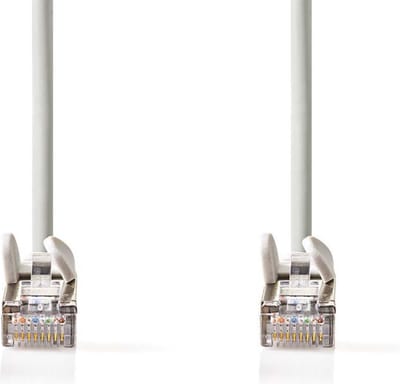 Nedis CAT5e-Kabel | S/UTP | RJ45 Male | RJ45 Male | 1.00 m | Rond | LSZH / PVC | Grijs | Polybag