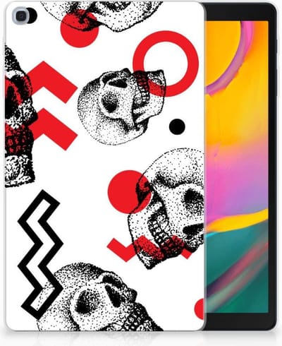 Tablet BackCover Samsung Galaxy Tab A 10.1 (2019) Skull Red