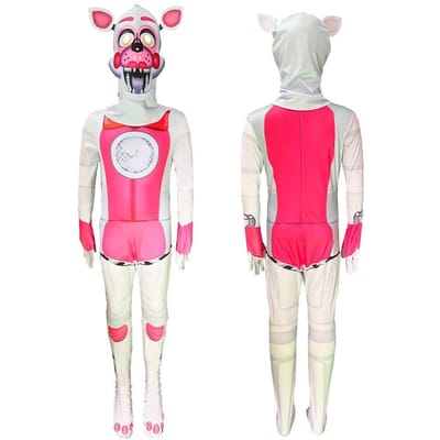 Costume FNAF Enfants Five Nights Freddyed Combinaison Cosplay Nightmare Bonnie Fnaf Fazbear At Freddy Anime Carnaval Cadeau Pour Enfants Kids 140&FNAF Cosplay red
