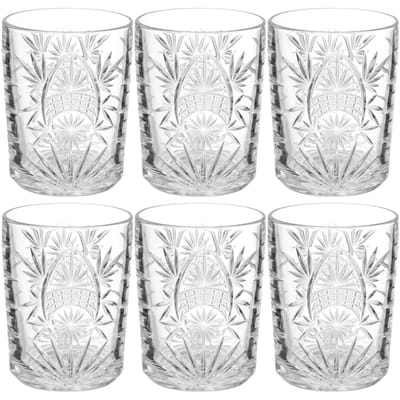 Secret de Gourmet Water/sap glazen - 12x stuks - 350 ml - Ayla - Drinkglazen - Waterglazen