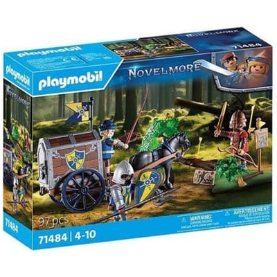 PLAYMOBIL Novelmore Overval op transportwagen - 71484