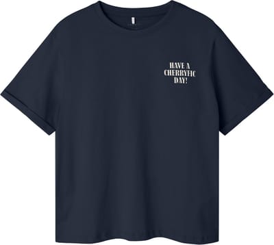 Name it t-shirt meisjes - blauw - NKFtoota - maat 122/128