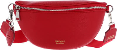 SEIDENFELT MANUFAKTUR Schoudertas Bjuv Beltbag Caution Red Rood
