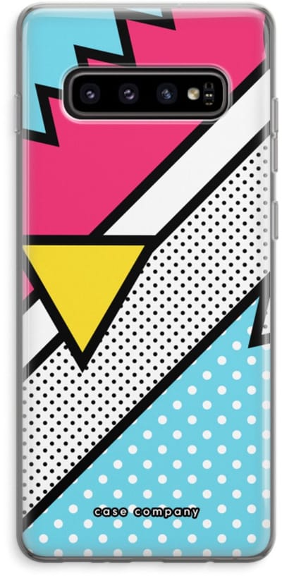 Hoesje geschikt voor Samsung Galaxy S10 Plus hoesje - Pop Art #3 - Soft Cover Telefoonhoesje - Bescherming aan alle Kanten en Schermrand