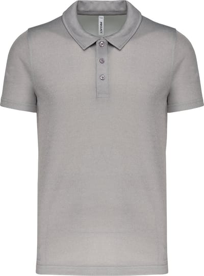 PROACT® Herensportpolo PA482 - Grey Melange - S