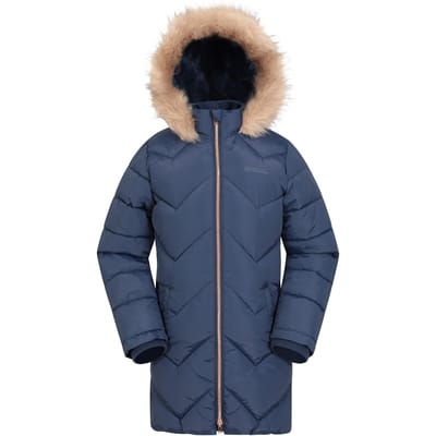 Mountain Warehouse Waterbestendige gewatteerde jas voor kinderen/Kinderen Galaxy (Marine)