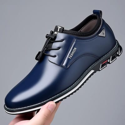 Herenschoenen Plus Size Heren Casual Schoenen met Zakelijke Kledingschoenen Heren 38 black