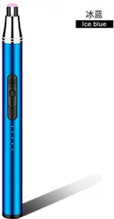 Elektrische aansteker - Plasma - Windbestendig - Oplaadbaar - Blauw - Barbecue - Kaars- USB - Slot