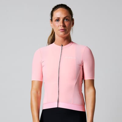 Acelera Intermediate Wielershirt | Fietsshirt Dames Korte Mouw | Wielrenshirt | Fietskleding | Roze | Maat S