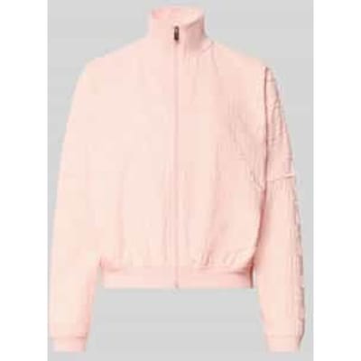 Oversized Sweatjack van katoenmix model 'TERRYMONOGRAM_JACKET'