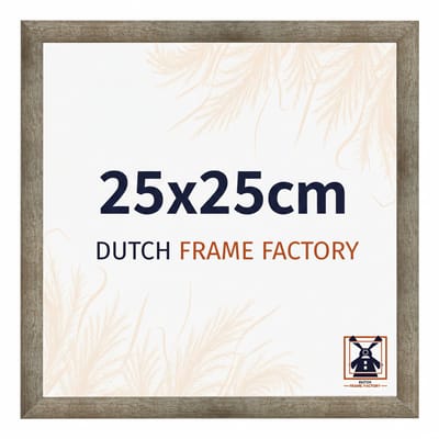 Fotolijst 25x25 cm - MDF - Metaal Vintage - Benno
