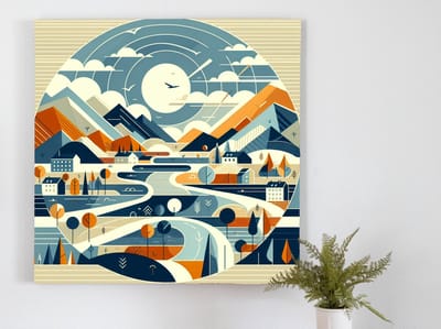 Kunstprint | Wanddecoratie | Dibond | 60 × 60 cm