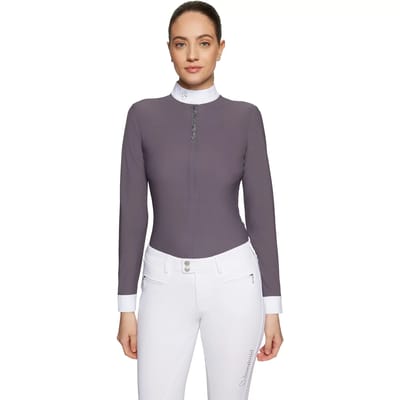 Dames wedstrijdpolo met lange mouwen Samshield Roxane Premium