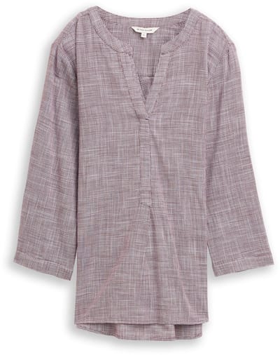 Tom Tailor - Katoenen blouse - Maat 34 - bordeaux red