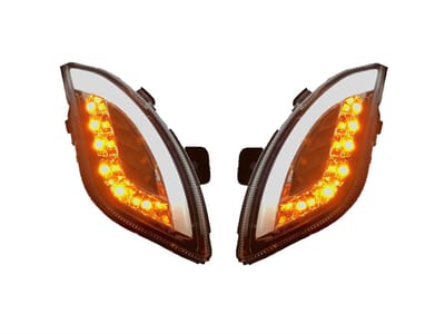 Knipperlichtset led met dagrijverlichting China Vespa LX S Napoli riva1 rl-50 vx50agm smoke v
