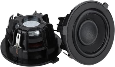 Full Range Speaker - Mid-tweeter Geluid - Muziek Luisteren - Neodymium Magneet - 1.5 Inch - Zwart
