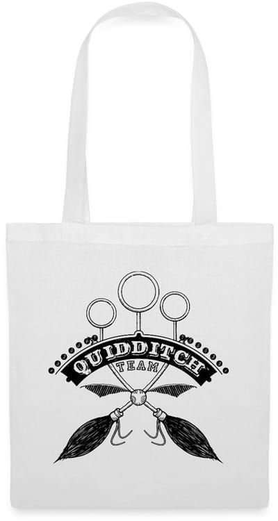 Harry Potter Quidditch Team black Tas Van Stof Schoudertas